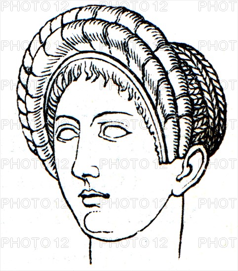 Women's haircut, Ancient Rome.