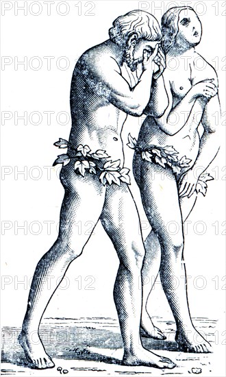 Adam and Eve by Masachchio.
