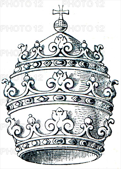 Papal tiara.