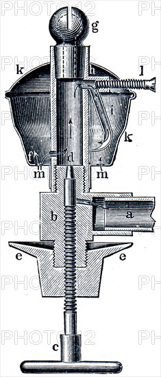 Naphtha lamp.