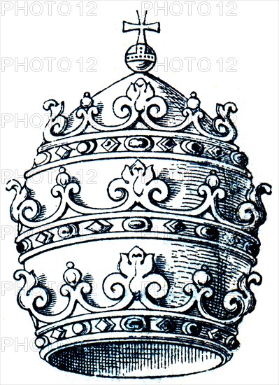 Papal tiara.