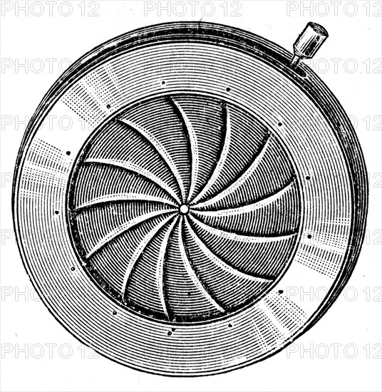 Aperture of the microscope.