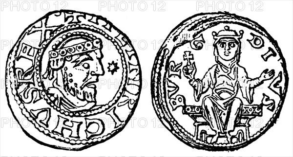 Denarius of the Emperor Henry 4.