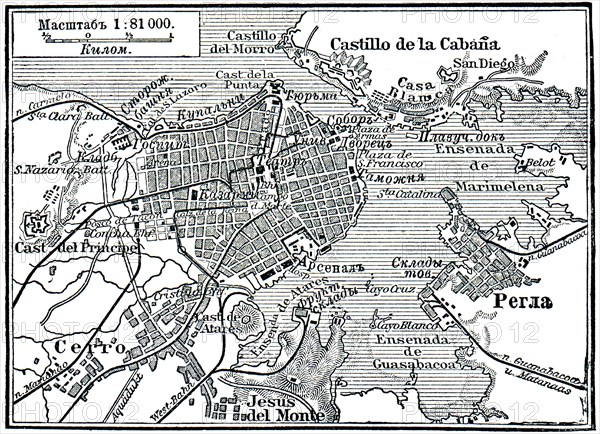 Plan of La Habana.