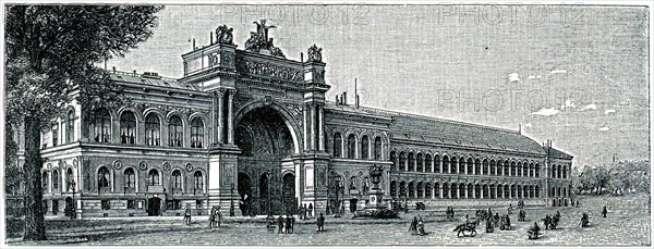 Industrial Pavilion International Exhibition in Paris.