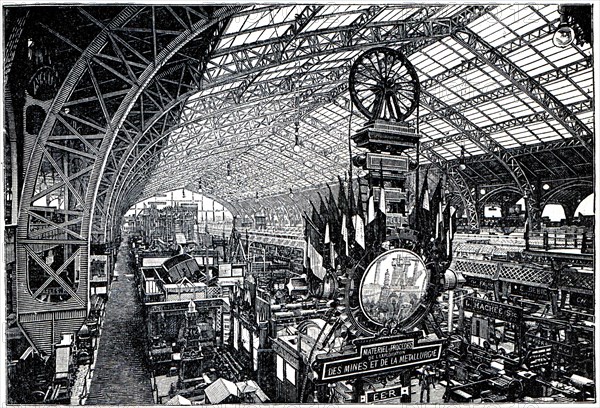 View of section technique at the Paris Exhibition.