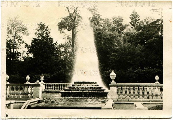 Fountain Pyramid at Peterhof.