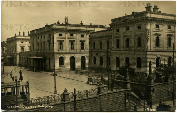 Krakow, Central railway station.