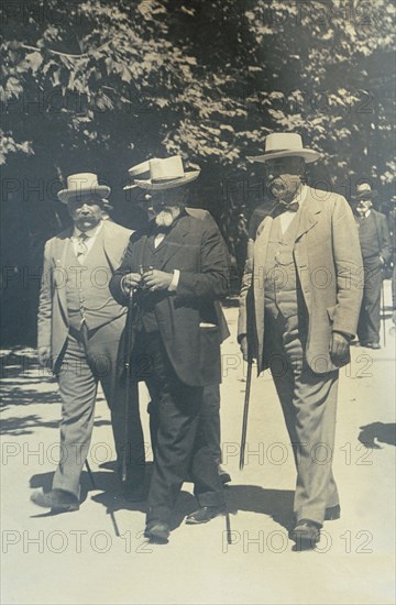 Italy. Piemonte. Cavour. House of Giovanni Giolitti. Giolitti Walks with His Friends