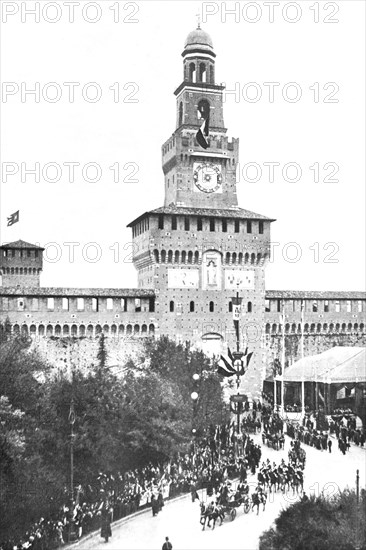 Milan. Sforzesco Castle. 1904