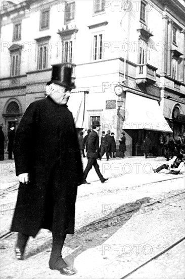 Milan. Piazza Della Scala. Cova Caffe'. 1890