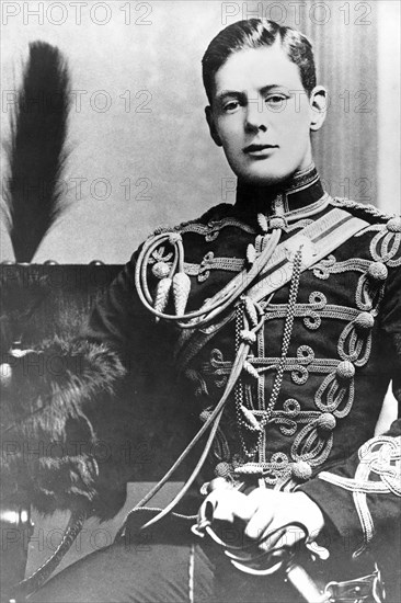 Winston Churchill. 1895