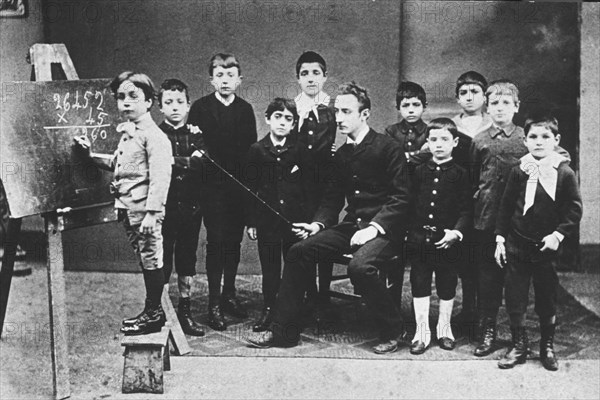 Italy. Classroom. 1920