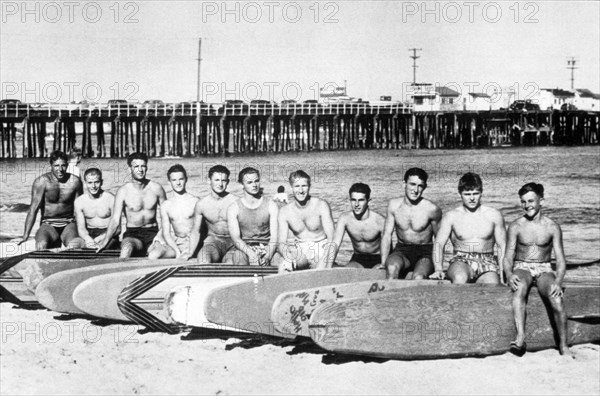 40's photography at the surf museum in santa cruz.