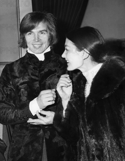 The dancer Rudolf Nureyev with Carla Fracci.