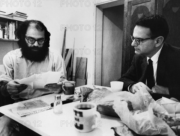 Allen Ginsberg with Max Gartenberg.