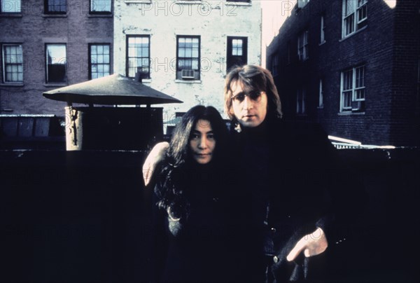John Lennon And Yoko Ono.