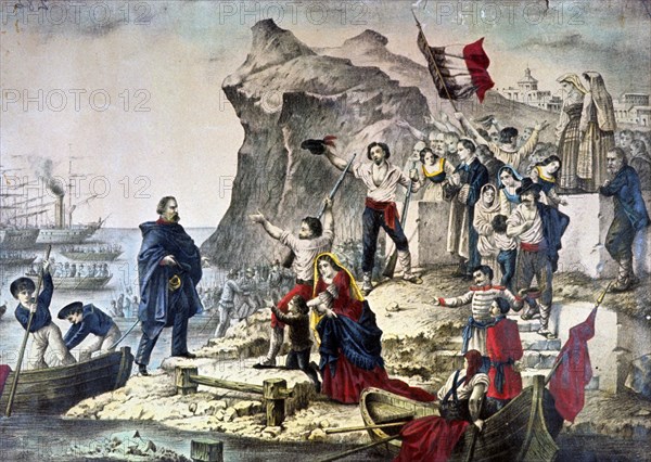 Giuseppe Garibaldi In Sicily, Expedition Of The Thousand.