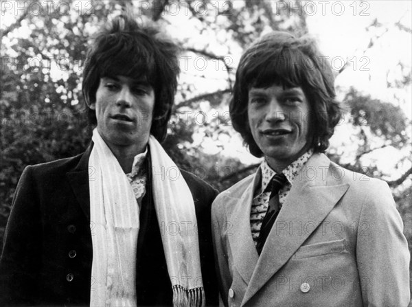 Mick Jagger and Keith Richards.