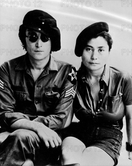 John Lennon And Yoko Ono.