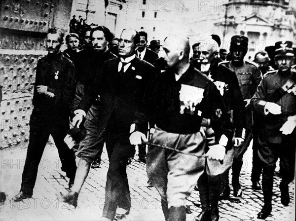 Benito Mussolini.