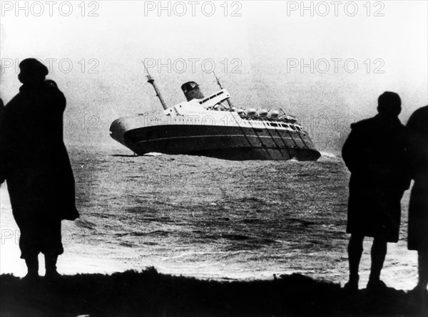 Ship Aground On The Reef.