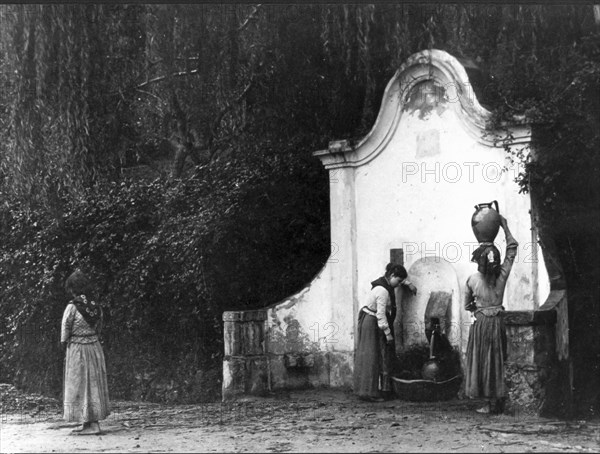 Peasants At The Fountain.