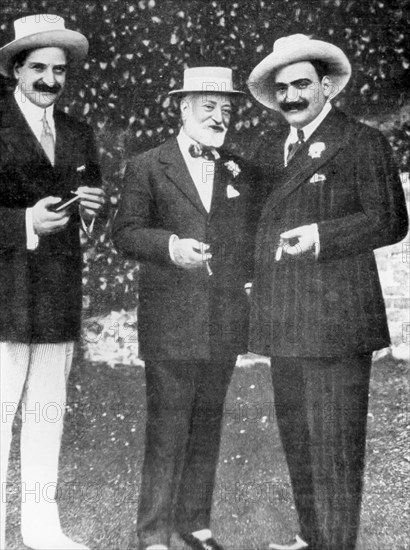 Caruso The Tenor, The Maestro Tosti And Baritone Scotti.