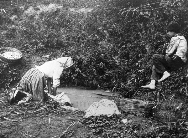 Woman At The Wash.