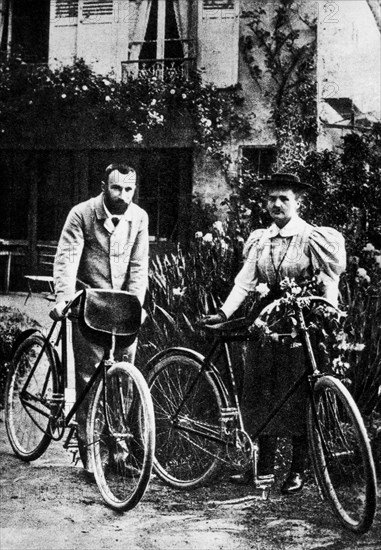 Marie Curie With Husband.