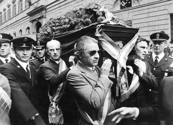 Funeral Of Luigi Calabresi.