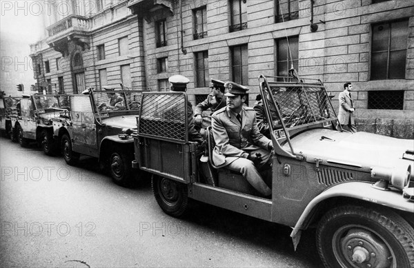 Police Before The Rally.