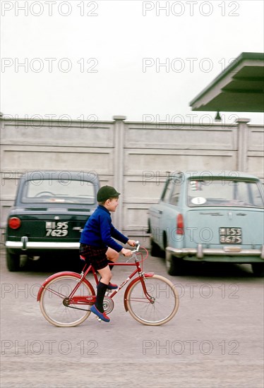 In The Courtyard With The Bike.