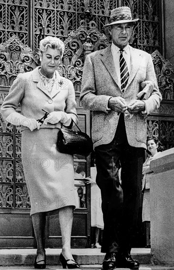 Gary Cooper and Veronica Cooper.