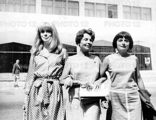 Catherine Deneuve and Agnes Varda.