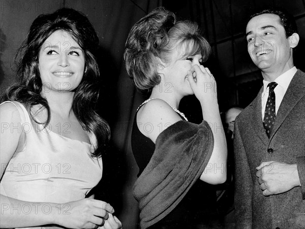 Dalida, Annette Stroyberg, Vittorio Gassman and Teatro Brancaccio.