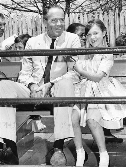 Henry Fonda With Daughter Amy Fishman.