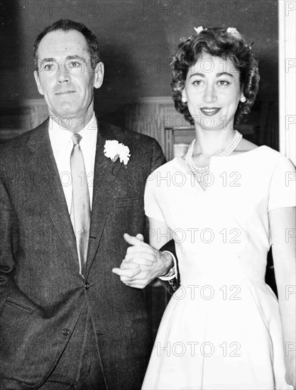 Henry Fonda and Afdera Franchetti.