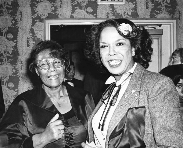 Ella Fitzgerald and Della Reese.