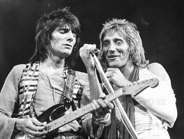 Faces, Ron Wood and Rod Stewart.