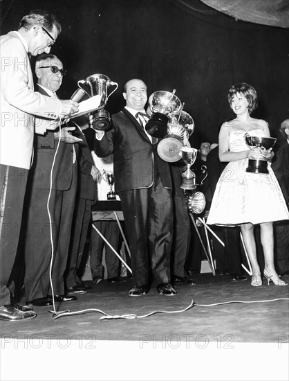 Mike Bongiorno, Betty Curtis, Furio Rendine and Aurelio Fierro.