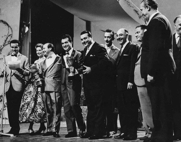 Enzo Tortora, Fulvia Colombo, Aurelio Fierro, Nunzio Gallo, Furio Rendine, Antonio Pugliese and Johnny Lombardi.