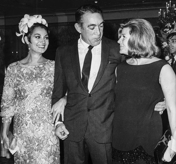 Rosanna Schiaffino, Anthony Quinn and Rita Hayworth.