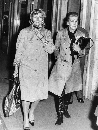 Rita Hayworth and Kay Thompson.