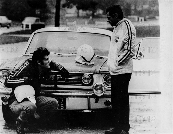 Johnny Hallyday and Henri Chemin.