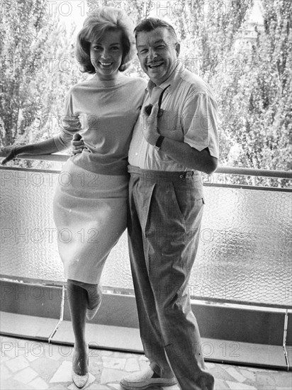 Xavier Cugat and Abbe Lane.