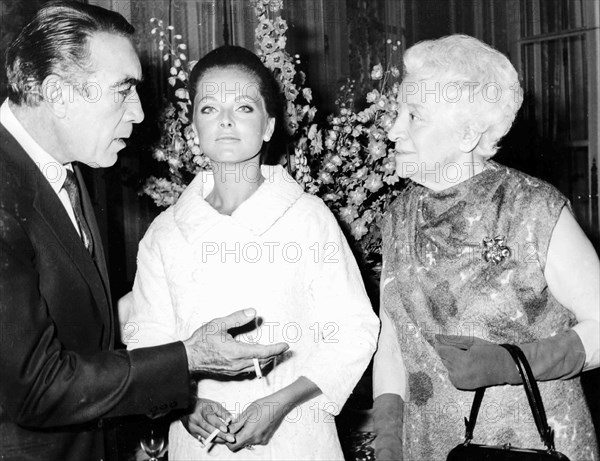 Anthony Quinn, Virna Lisi and Francoise Rosay.