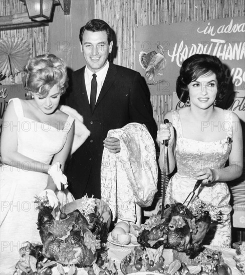 Gina Lollobrigida, Rock Hudson and Sandra Dee.