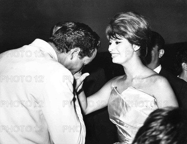Vittorio Gassman and Sophia Loren.