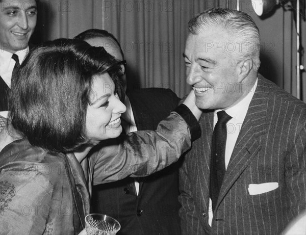 Sophia Loren and Vittorio De Sica.